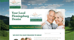 Desktop Screenshot of flemingsburgdental.com
