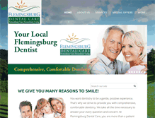 Tablet Screenshot of flemingsburgdental.com
